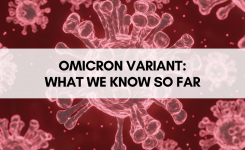 (COVID-19 WATCH) Omicron Variant: What We Know So Far