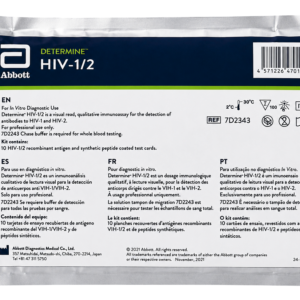 Rapid Test Kits:HIV/STI:Determine HIV 1/2