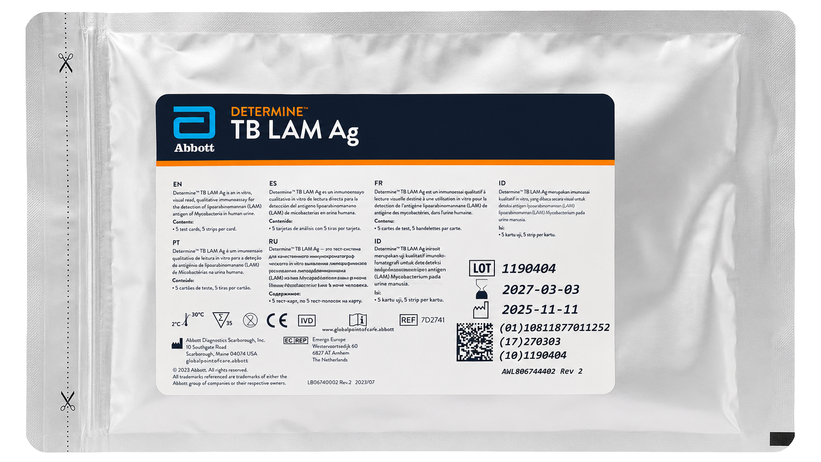 Determine TB LAM Ag